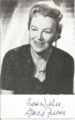 Gracie Fields signed 6 x 4 inch b/w photo. Good Condition. All autographed items are genuine hand
