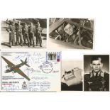 WW2 Luftwaffe aces Hans Rossbach multiple signed cover 48 SC 26 WELLINGTON signed by Putzkuhl,