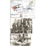 WW2 Luftwaffe aces Hans Rossbach multiple signed cover SC 6 CAMEL signed by Galland, Hubrich, v.