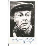 Dads Army Clive Dunn signed 6 x 4 inch b/w photo to Fred. Good Condition. All autographed items