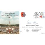 James Callaghan signed 75th ann British Legion cover. Good Condition. All autographed items are