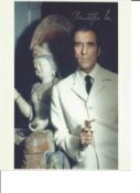 James Bond Christopher Lee signed 10 x 8 inch colour photo as Scaramanga in Goldfinger, classic bond