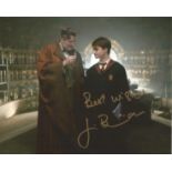 Harry Potter Jim Broadbent signed 10 x 8 inch colour photo. Good Condition. All autographed items
