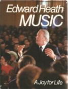 Edward Heath, Music, A Joy For Life, Hardback, Signed. Good Condition. All autographed items are