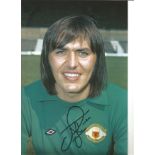 Football Jimmy Rimmer 12x8 Signed colour Photo Pictured While On Man United Duty. Good Condition.