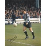 Football Bobby Moncur 10x8 signed colour photo pictured in action for Newcastle United. Good