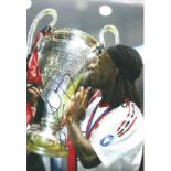 Football Clarence Seedorf 12x8 signed colour photo pictured while with AC Milan. Good Condition. All