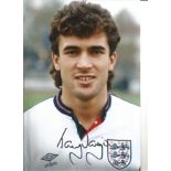 Football Tony Dorigo 12x8 Signed Colour Photo Pictured On Duty For England. Good Condition. All