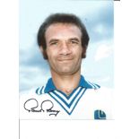 Football Paul Reaney 10x8 Signed Colour Photo Pictured In Leeds United Kit. Good Condition. All