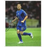 Football Francesco Totti 10x8 signed colour photo pictured in action for Italy. Good Condition.