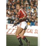 Football Lee Martin 12x8 Signed Colour Photo Pictured In Action For Manchester United. Good