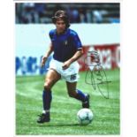 Football Bruno Conti 10x8 signed colour photo pictured in action for Italy. Good Condition. All