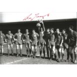 Football Ron Yeats 12x8 signed black and white photo. Good Condition. All autographs are genuine