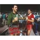 Football Bruce Grobbelaar 10x8 signed colour photo pictured while celebrating for Liverpool. Good