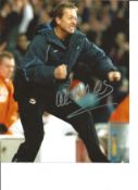 Football Alan Curbishley 12x8 Signed Colour Photo Pictured While On The Touch Line While Manager