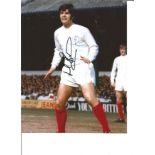 Football Mick Bates 10x8 Signed Colour Photo Pictured In Action For Leeds United. Good Condition.