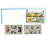Stamp collection. Includes 2 GB stamp booklets incomplete. 3 = 18x 1 1 2d, 6x1d, 6x 1 2d, 10p, 2x1