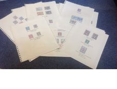 GB stamp collection on 21 loose album pages, Unmounted mint, 1980-1986, Mainly defs and a few comms.