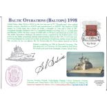 Two Baltic Operations covers signed by Lt Katja Malene Skoedt on one and Lt Peter Toften on the