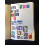 British commonwealth stamp collection in album. 24 pages. Includes Ceylon, India and New Zealand.