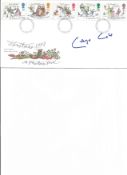 George Cole signed 1993 Christmas FDC. Good condition. We combine postage on multiple winning lots