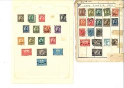 Yugoslavia stamp collection on 9 loose album pages. Good condition. We combine postage on multiple
