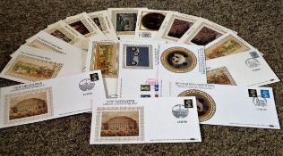 GB FDC collection. 1983/1989. 18 covers all with special postmarks with silk screen illustration