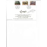 Carol Cuneo signed 2004 unveiling of the Terence Cuneo Statute at Waterloo Station FDC. Good