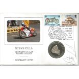 Steve Cull signed medallion cover with medallion inset. Good condition. We combine postage on