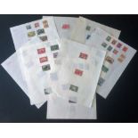 Canadian stamp collection on 9 loose pages. Catalogue value £250. Good condition. We combine postage