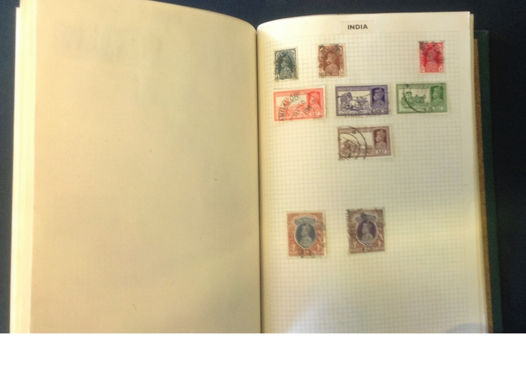 British commonwealth stamp collection in album. 24 pages. Includes Ceylon, India and New Zealand. - Image 2 of 5