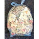 Spain and Italy stamp collection glory bag hundreds of stamps used cleaned mostly 1930s, 40s and 50s