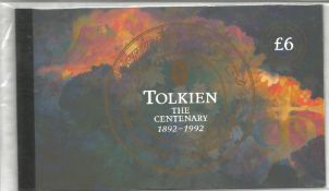 Royal Mail complete prestige stamp booklet - Tolkien - the centenary 1892-1992. Good condition. We