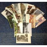 16 franked postcards. 1910/35 features Hampton Court, Sonning, Kingston bridge, Eton, Richmond, Hull