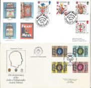 GB cover collection. Mainly special postmarks. Mainly FDI 1977/1990. Includes posted Buckingham
