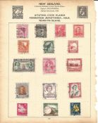 BCW stamp collection on 23 loose album pages. Mainly Australia, Canada and New Zealand. Good