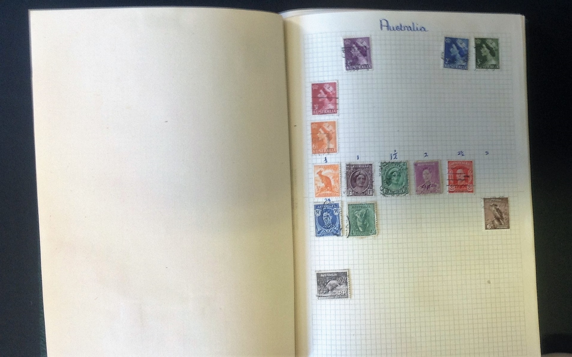 British commonwealth stamp collection in album. 24 pages. Includes Ceylon, India and New Zealand. - Image 5 of 5