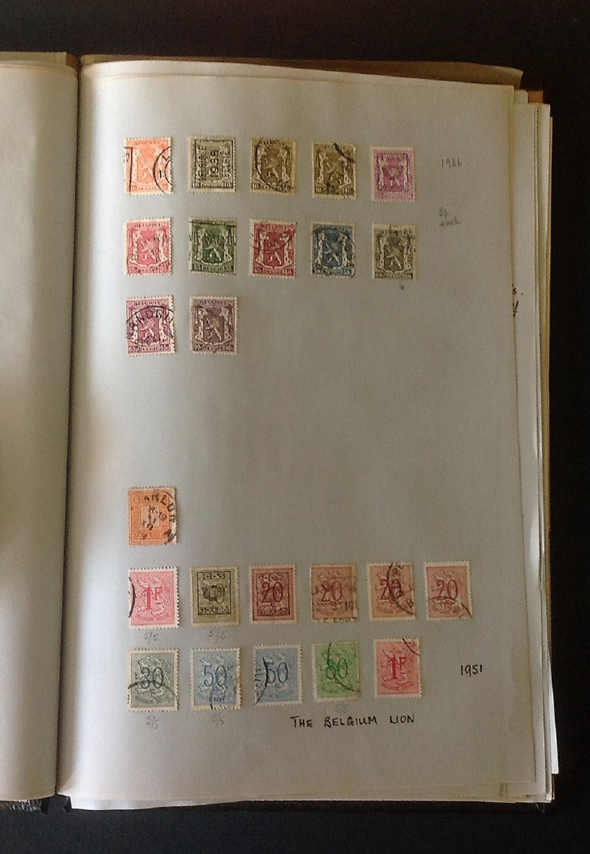 European stamp collection in album on 50 pages. Includes Austria, Belgium, Denmark, Finland. Good - Image 6 of 6