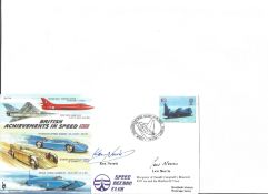 Ken and Lew Norris signed British achievements in speed FDC. Good condition. We combine postage on