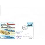 Ken and Lew Norris signed British achievements in speed FDC. Good condition. We combine postage on