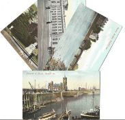 Cardiff mint postcard collection. 4 included from 1910/1935. Good condition. We combine postage on