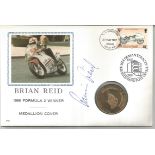 Brian Reid signed medallion cover with medallion inset. Good condition. We combine postage on