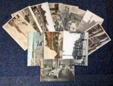 13 old mint postcards 1910/1935. Features Weymouth, Broadstairs, Dawlish, Exmouth, Southbourne,