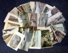 Franked old postcards mainly 1910/1935. 27 items features St Ives, Torquay, Dawlish and more. Good