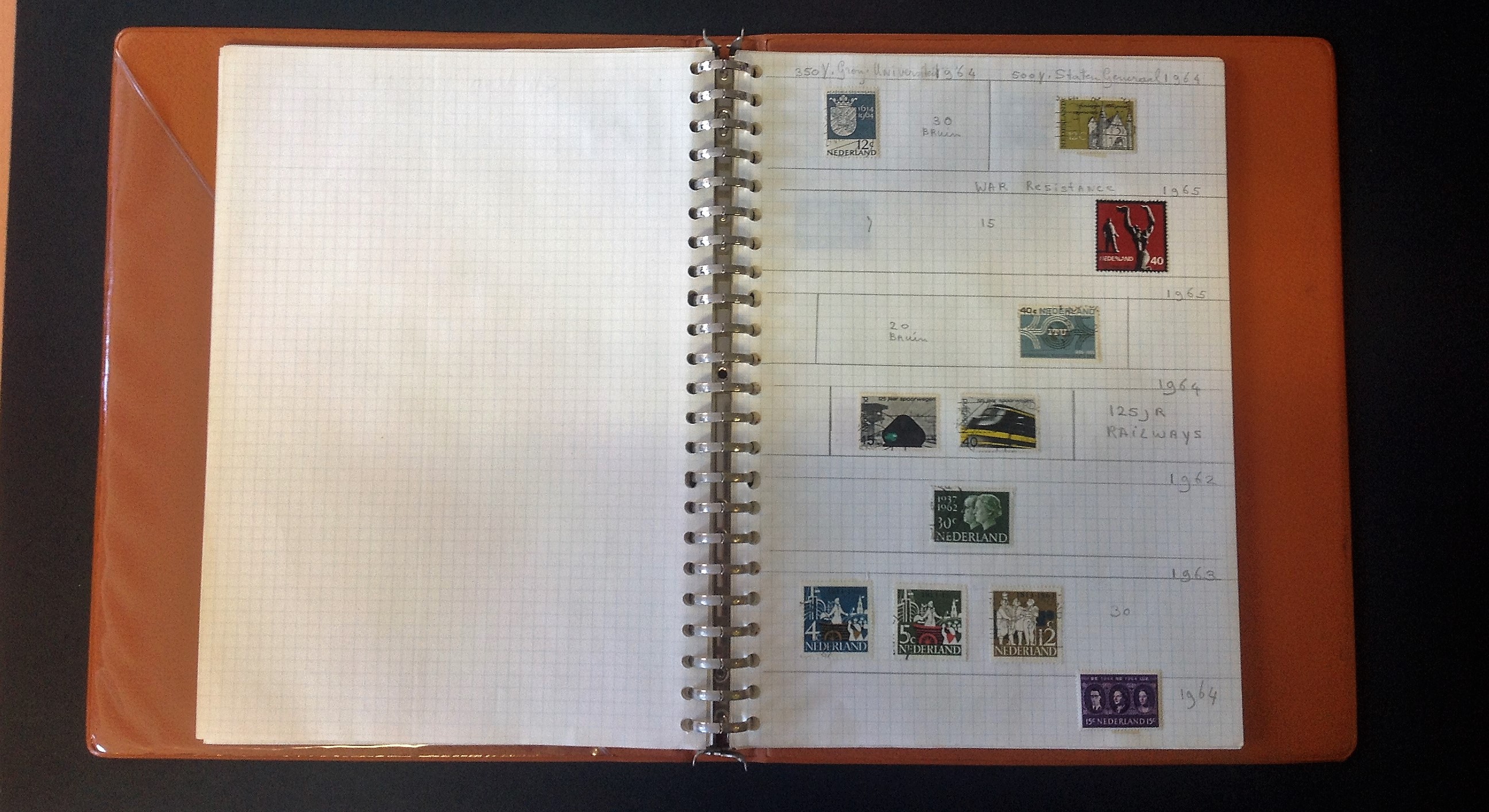 Nederland stamp collection in album. 50 sheets. Mint and used. Good condition. We combine postage on - Image 6 of 7