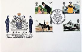 150TH anniversary of Metropolitan police cover. 28/9/1979 New Scotland yard postmark. Good