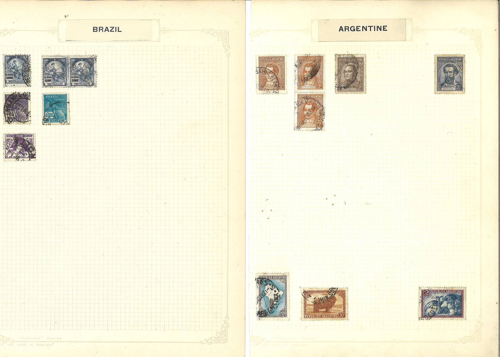South American and Scandinavian stamp collection on 16 loose album pages. Includes stamps from - Image 3 of 4