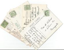 4 Cardiff franked postcards. 1910-1935. Good condition. We combine postage on multiple winning