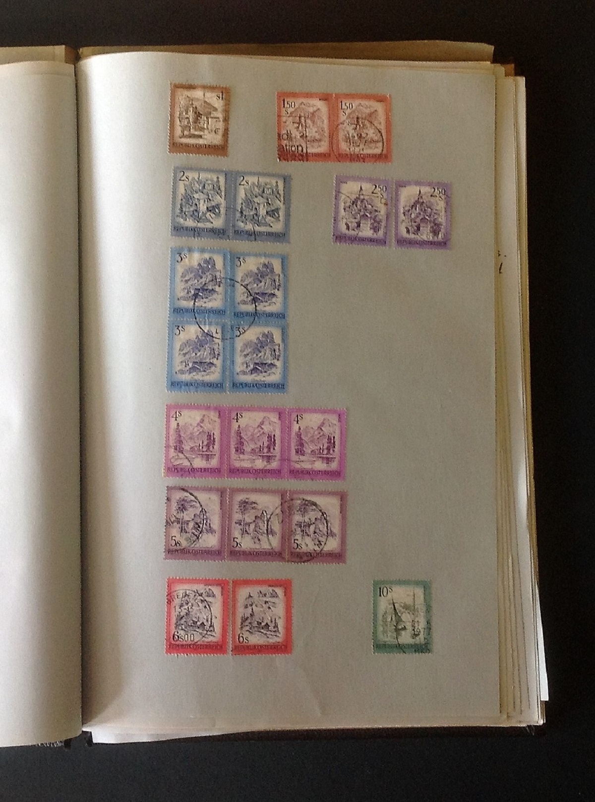 European stamp collection in album on 50 pages. Includes Austria, Belgium, Denmark, Finland. Good - Image 4 of 6