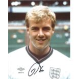 Football Kerry Dixon signed 10x8 colour photo pictured while on England duty. Good Condition. All